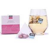 ChaWuWarmSun Rose & Jasmine Tea Bags,16 Tea bags,8 Count/Box(Pack of 2),Natural Rose Tea Bud with Jasmine Green Tea loose leaf