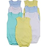 ToBeInStyle Baby Boys' 4 Pack Tank Top One-Piece Bodysuit