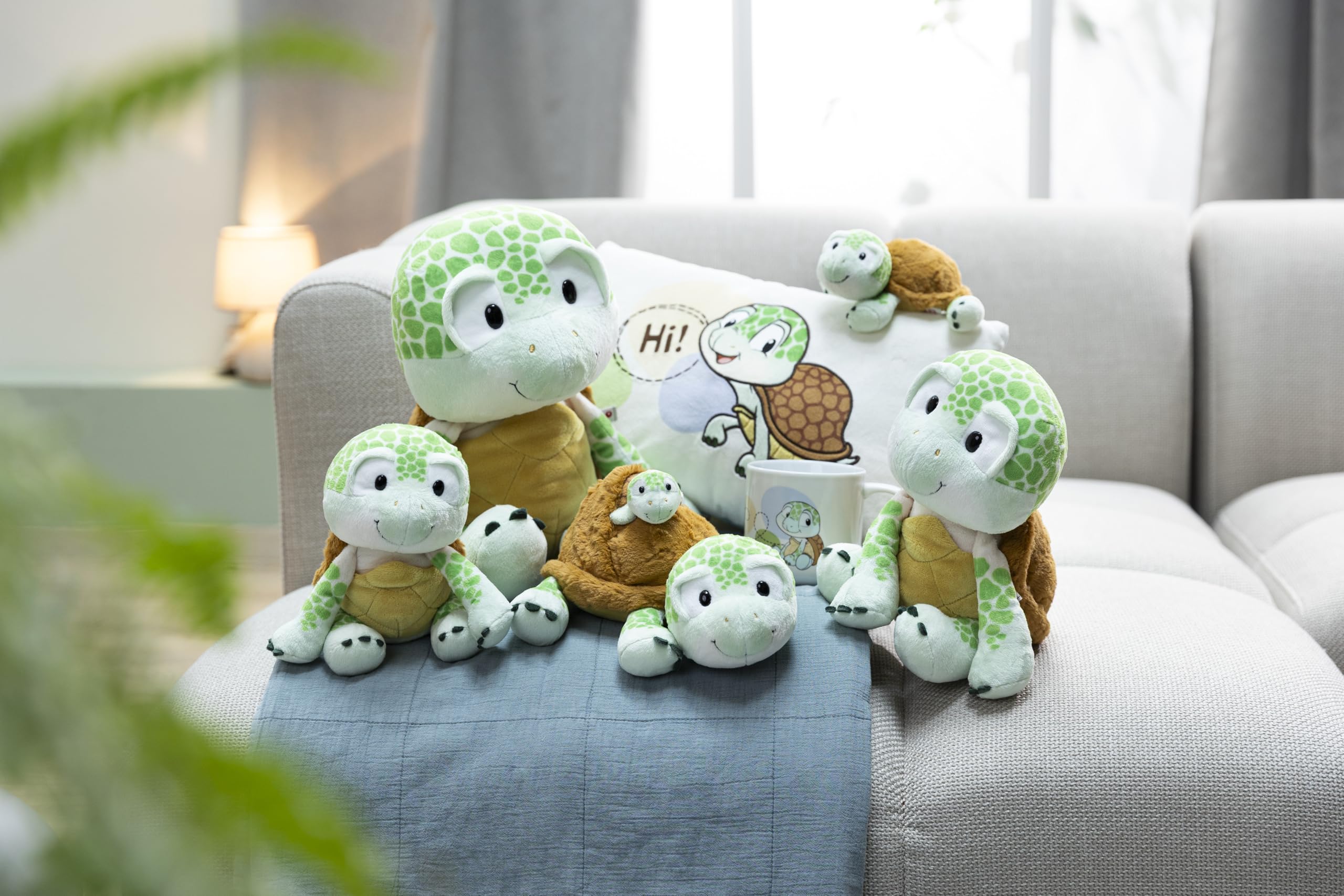 NICI Kuscheltier Schildkröte 23cm - grün - Stofftier aus weichem Plüsch, niedliches Plüschtier zum Kuscheln und Spielen, für Kinder & Erwachsene, tolle Geschenkidee - 63069 2