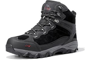 NORTIV 8 Men's Waterproof Hiking Boots Outdoor Mid Trekking Lightweight Mountaineering Shoes Paladin