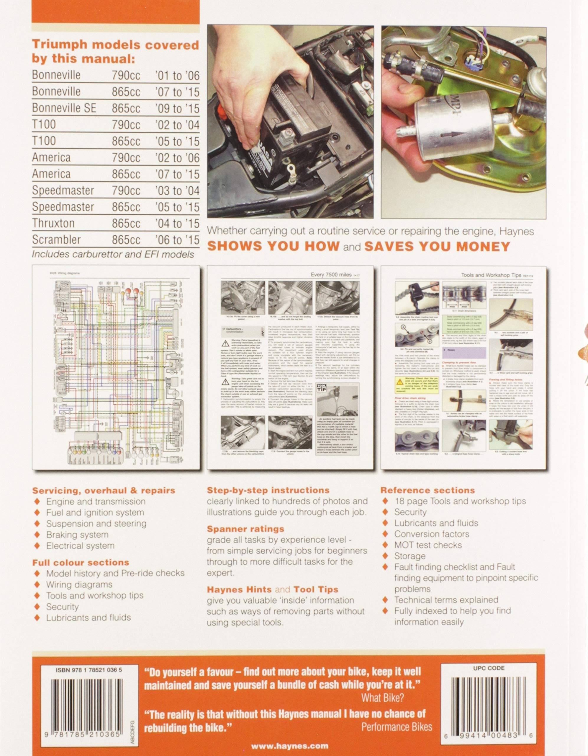 Triumph Bonneville Service and Repair Manual (Haynes Service and Repair  Manuals): Amazon.co.uk: Anon: 0699414004836: Books