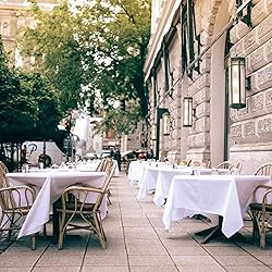 Pesonlook 12 Packs Square Tablecloth White, 52×52