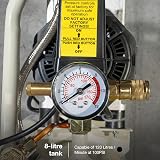 Hyundai 8L Oil Free 550W Portable Quiet Air Compressor 4CFM 100psi view 2