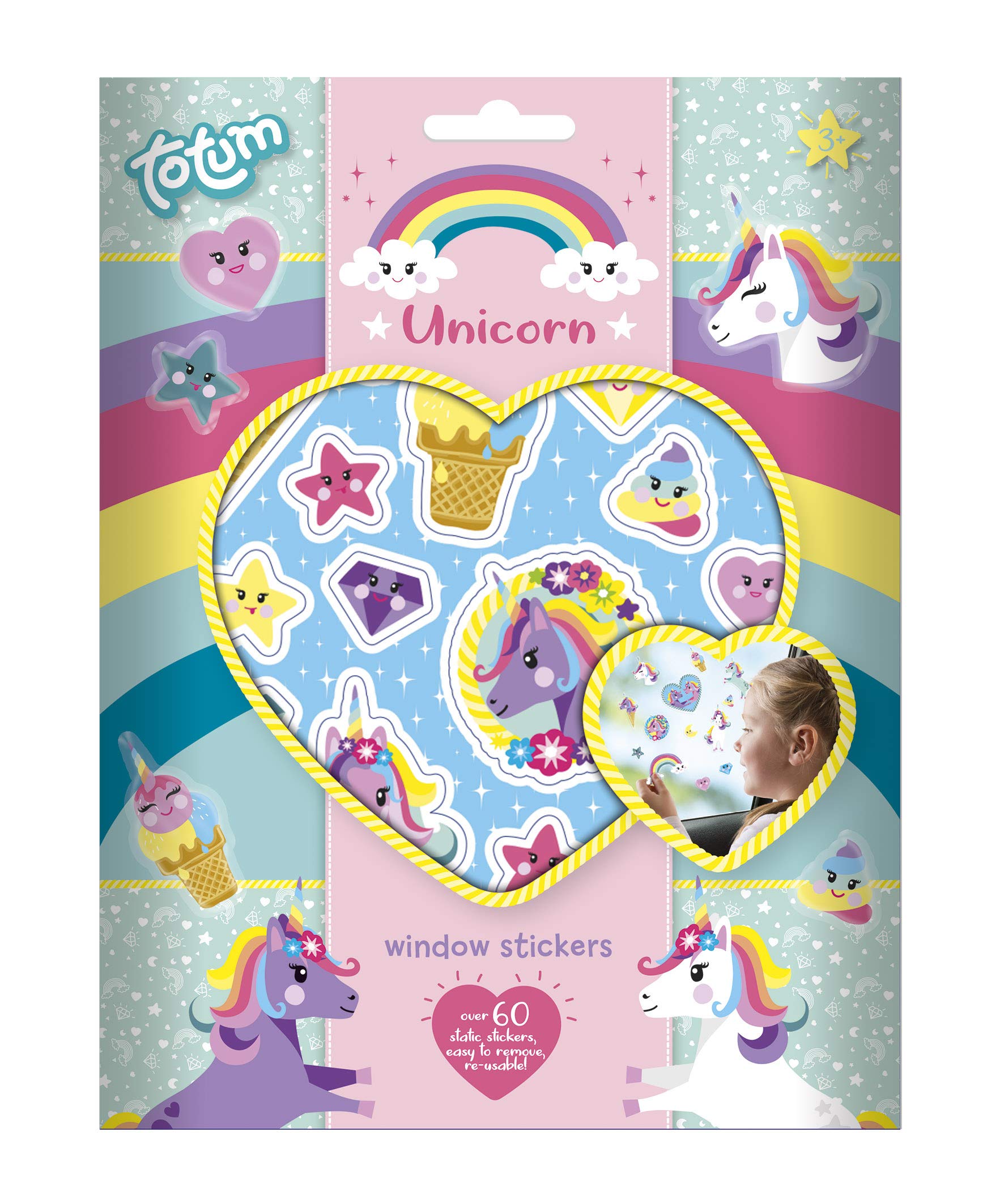 Totum 071568 Unicorn Stickers, Multicolor,71568