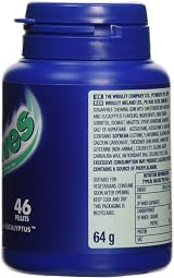 AirWaves Airwaves Sugar Free Chewing Gum Menthol Eucalyptus 46 Pieces Pack of 5 view 2