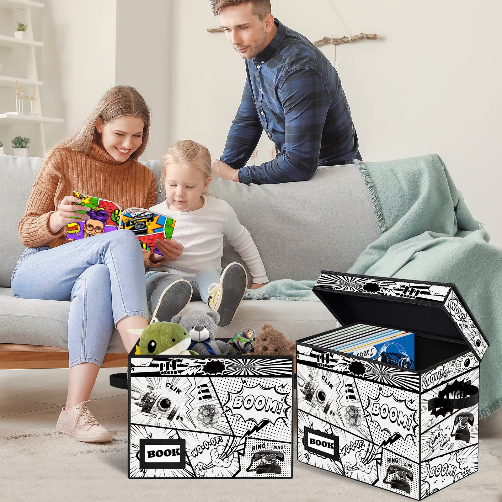 Mua YNSZAS Collection Comic Book Storage Boxes, Protector Organizer 15. ...