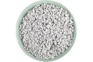 Avalution 3LB Natural Grey River Rocks Aquarium Gravel for Succulent Plant Bonsai Terrarium Vase Fillers Fish Tank Indoor Outdoor Garden Decoration