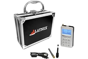 LATNEX RF Explorer Digital Handheld Spectrum Analyzer ISM Combo Plus - Slim with Aluminum Carrying Case