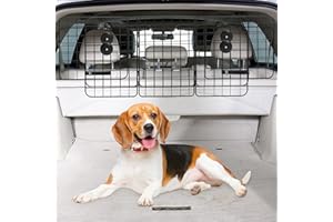 CFDXK Adjustable Dog Car Barrier for SUVs, Trucks, Vehicles, Universal Pet Divider Cargo, Heavy Duty Dog Gate for Pet Saftety Car Travel Accessories