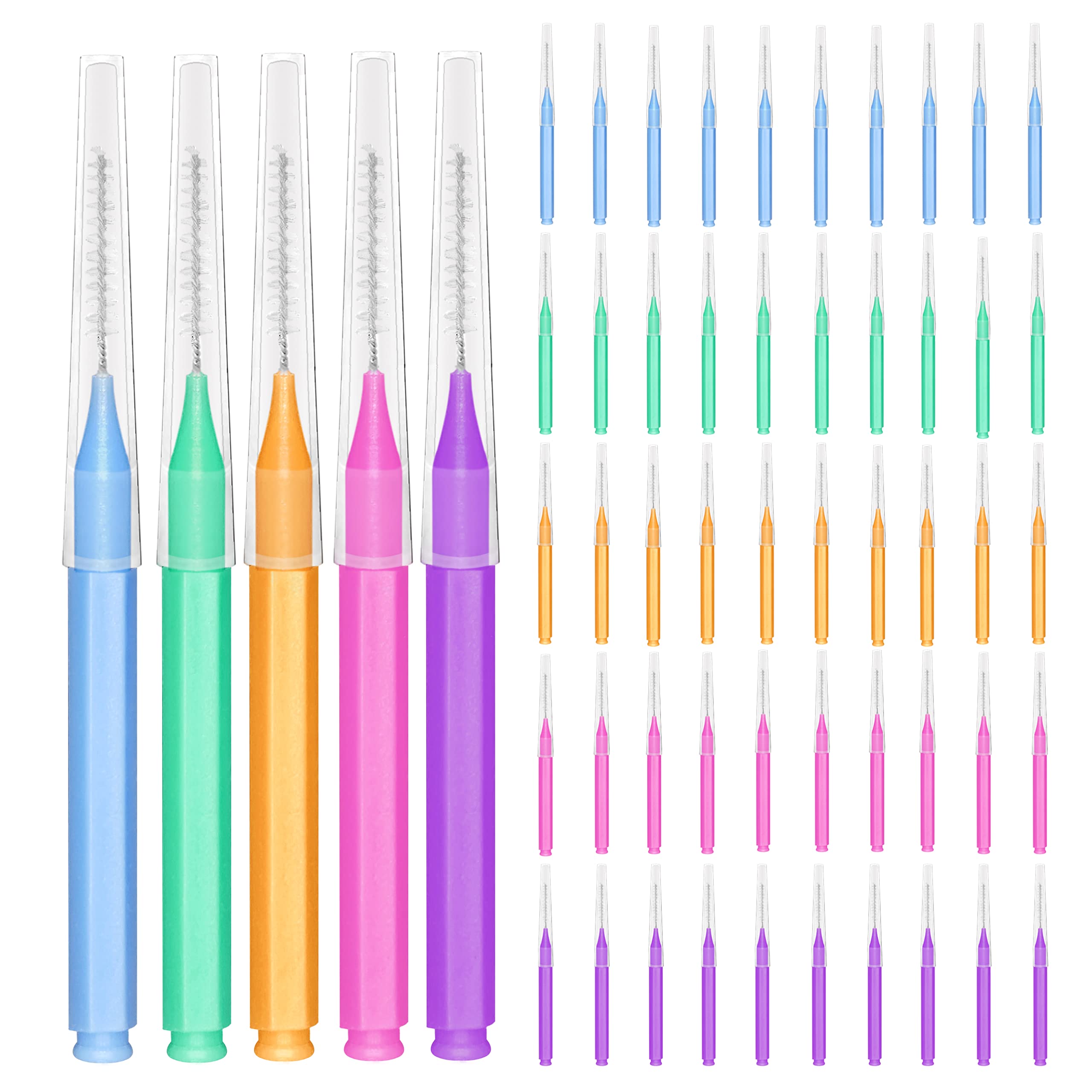 Photo 1 of EasyHonor Braces Brush for Cleaner Interdental Brush Toothpick Dental Tooth Flossing Head Oral Dental Hygiene Flosser Toothpick Cleaners Tooth Cleaning Tool 
