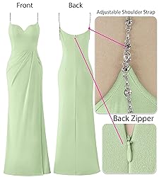 VFSHOW Womens 2025 Sparkly Formal Prom Maxi Dresses