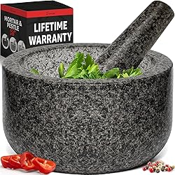 Priority Chef Heavy Duty Large Mortar and Pestle