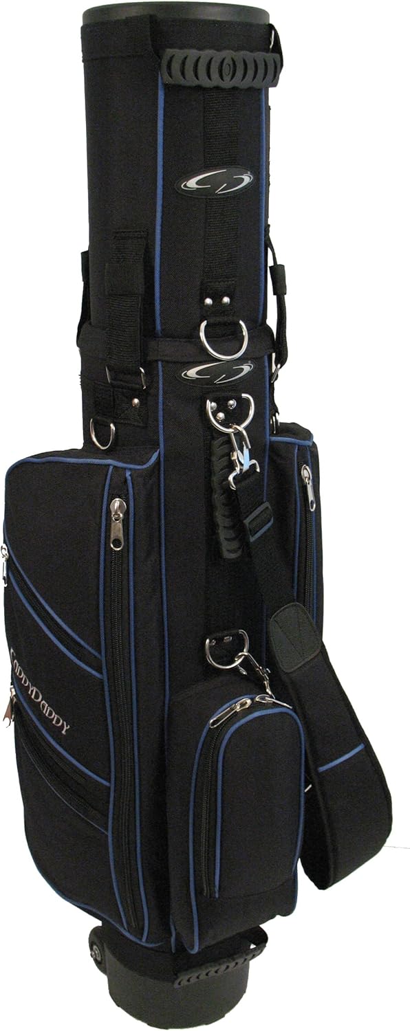 CaddyDaddy Golf CoPilot PRO Hybrid Travel Bag (Black/Blue