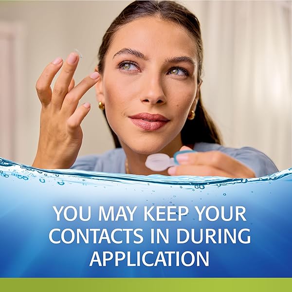 REFRESH RELIEVA FOR CONTACTS LUBRICANT EYE DROPS FOR DRY EYES, 0.27 FL OZ STERILE