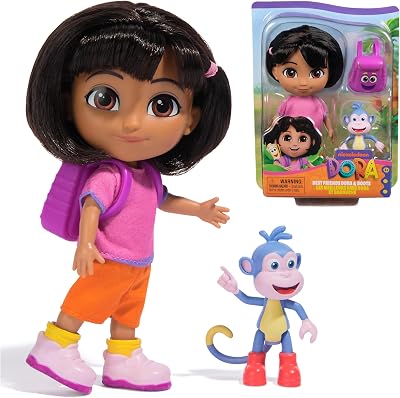 - Beste Freundin Puppe - Größe 22 cm, mit kämmbarem Haar, Rucksack und AFFE Boots, bekannt aus der beliebten TV-Serie, für Kinder ab 3 Jahren