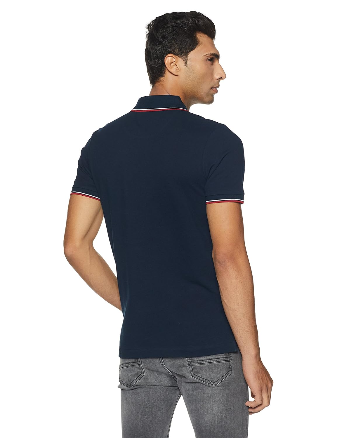 arrow sports men's solid regular fit t-shirt