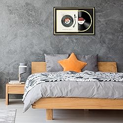 FramePro Vinyl Record Frame with 2 Double Sided