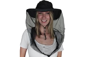 AGGAFA Mosquito hat and Mosquito Sleeves, Best Solution to Keep The Mosquitoes and Bugs Off from Your face When Gardening (Ca