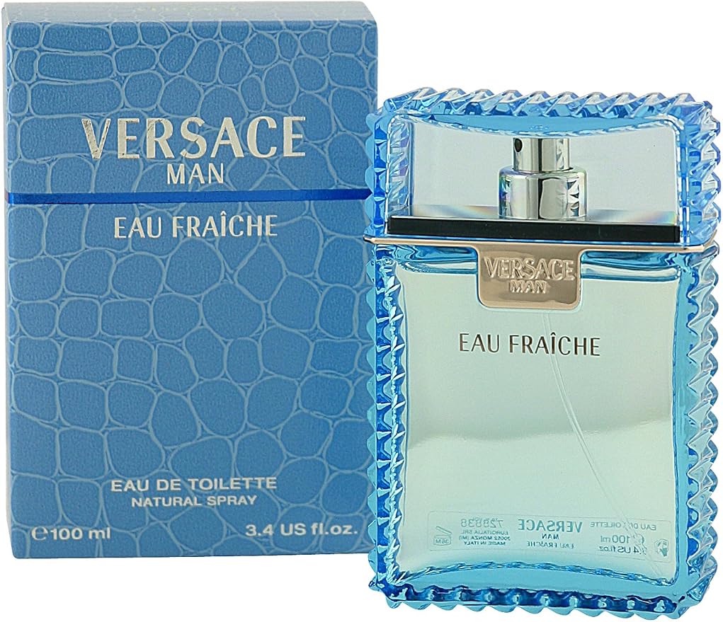 Versace man eau fraiche 3.4oz spray by Versace (746480217964)