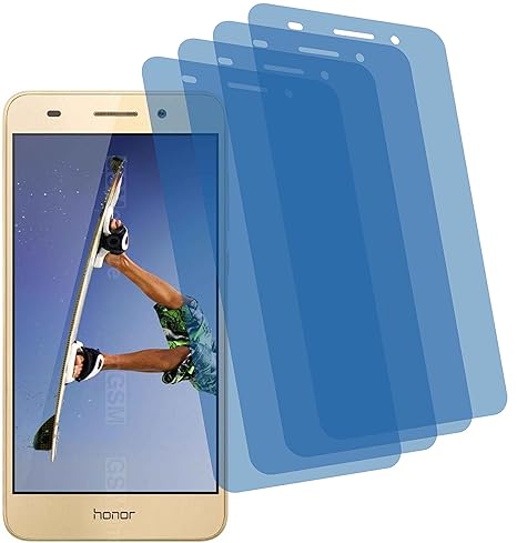 4x Crystal clear klar Schutzfolie für Huawei Honor Holly 3+ Plus Premium Displayschutzfolie Bildschirmschutzfolie Schutzhülle