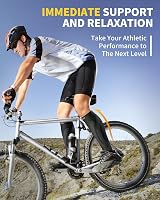 Cambivo 2 Pairs Calf Compression Sleeve Men Women Shin Splint Support view 5