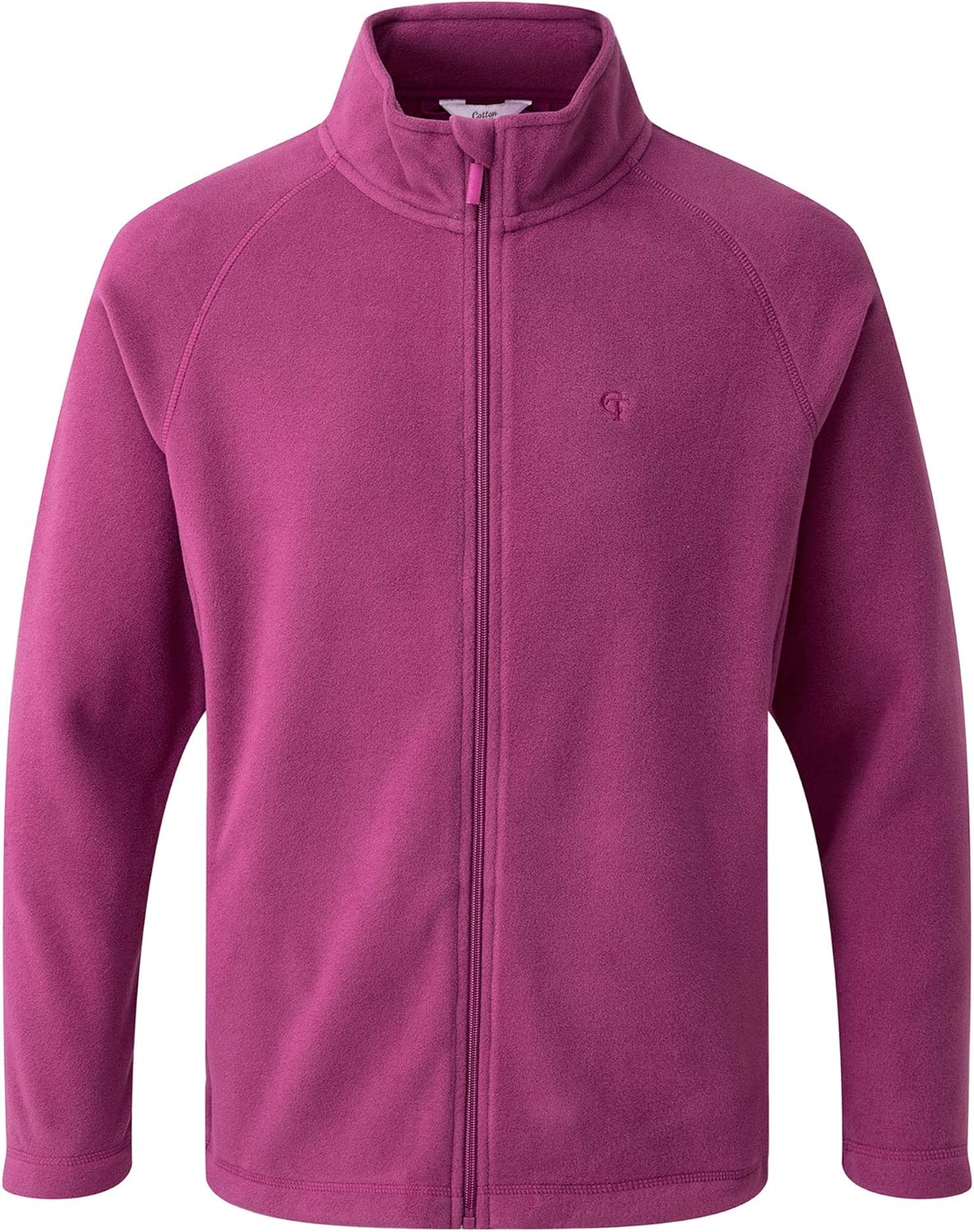 Cotton Traders Womens Mens Unisex Fleece Jacket Colour Red Size XS