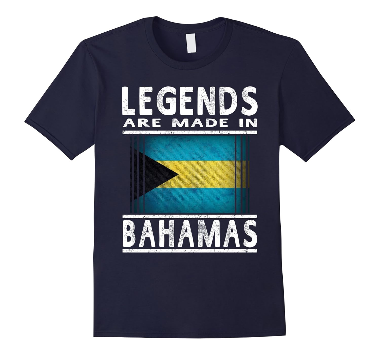 Bahamian Legends T Shirt: Bahamas Flag-ANZ