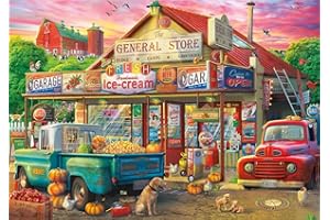 Buffalo Games - Eduard - Country Store - 500 Piece Jigsaw Puzzle For Adults -Challenging Puzzle Perfect for Game Nights - Finished Size is 21.25 x 15.00