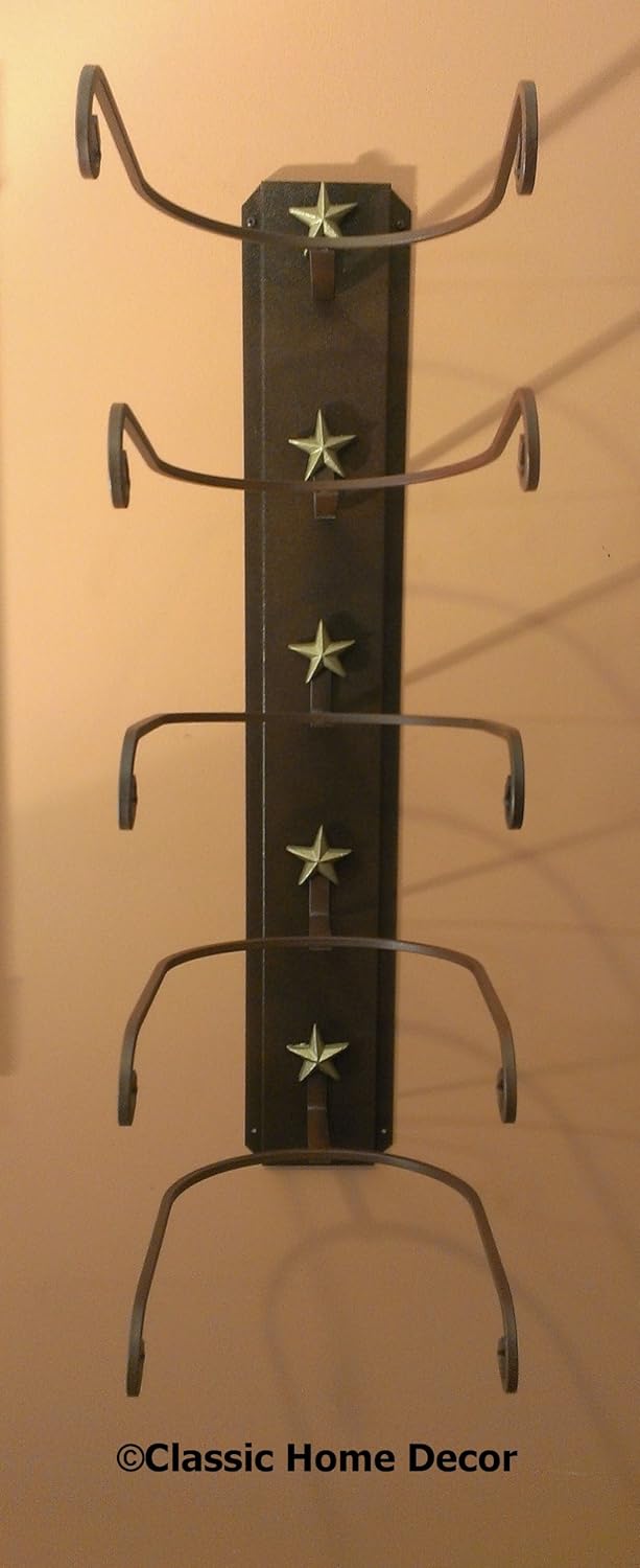 western hat racks on American Made Cowboy Hat Holder Star Storage Organization Home Kitchen Elawfirm Ir
