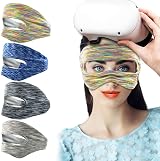 Bcowtte VR Eye Mask Sweat Band for Meta Quest 2 Headset Absorbent Moisture view 7