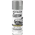 Rust-Oleum 323351 Automotive Custom Lacquer Spray Paint, 11 oz, Metallic Silver