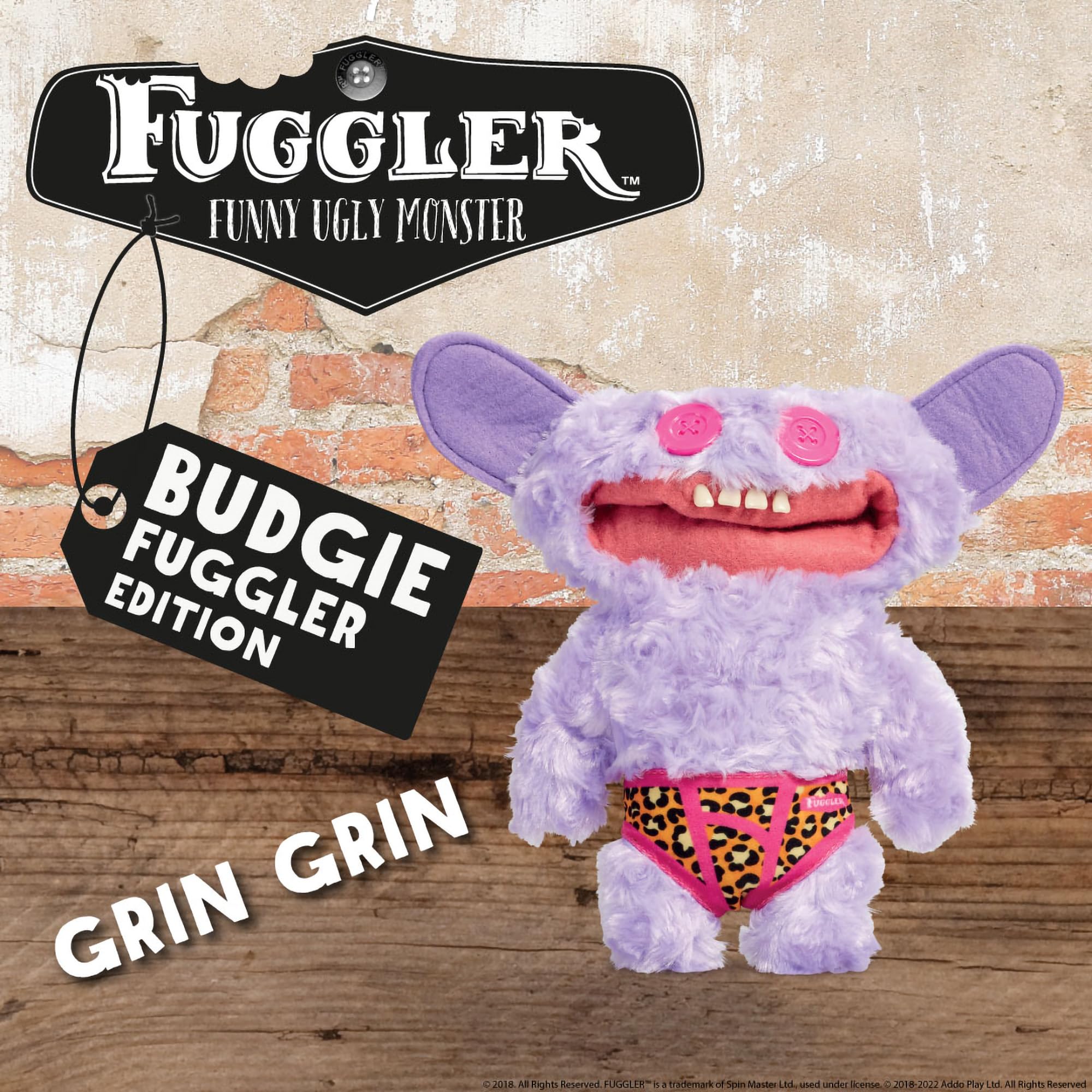 Mua Genuine Fuggler Budgie Grin Grin - Purple Plush trên