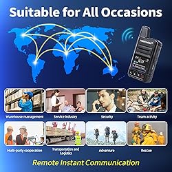 TIDRADIO TD-M15 Global Rapid Walkie Talkies 4G POC