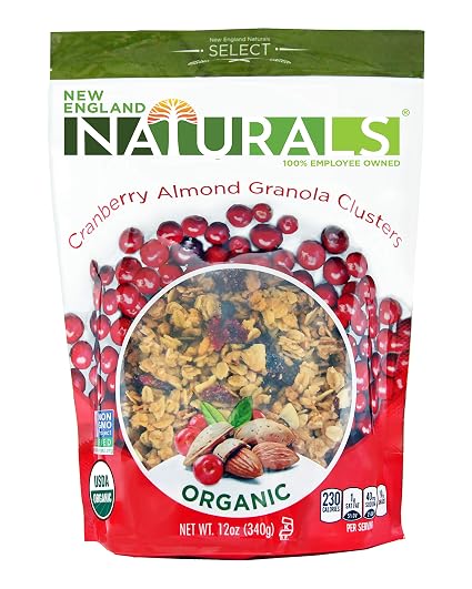Organic Cranberry Almond Granola Clusters (046689800340)