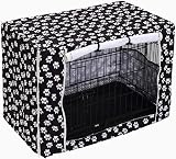 Pethiy Dog Crate Cover: Durable Polyester Universal Fit for 36 in Crates, Gray view 2