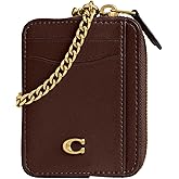 Refined Calf Leather Essential Chain Card Case