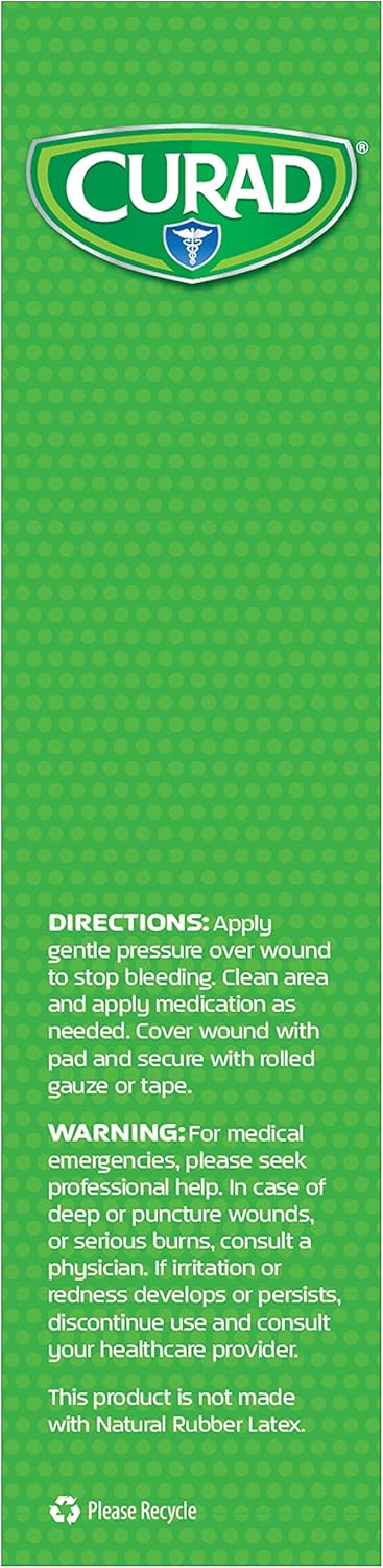 CURAD SoothePLUS Non-Stick Pads with ARM & HAMMER Baking Soda, 3" x 4", 10 count: Health & Personal Care