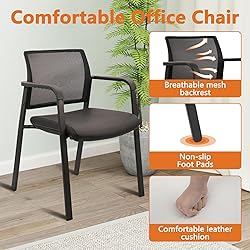 CLATINA Stackable Office Chair, Mesh Back Guest