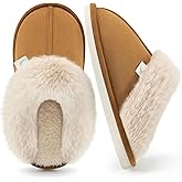 Aomigoct Womens Fuzzy House Slippers: Warm Plush & Non-Slip for Everyday Soft - The Perfect Thoughtful Gift for Mom & Grandma in Winter