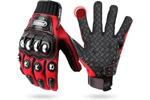 DEFLIFE Motorcycle Gloves Air Flow Steel Knuckle Touchscreen BMX MX ATV MTB Motocross Dirt Bike Racing Downhill Tactical Gloves