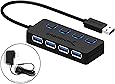 Sabrent 4-Port USB 3.0 Hub with Individual Power Switches and LEDs included 5V/2.5A power adapter (HB-UMP3)