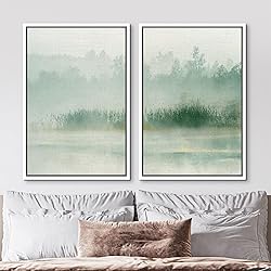MUDECOR Framed Canvas Print Wall Art Set Monochrome