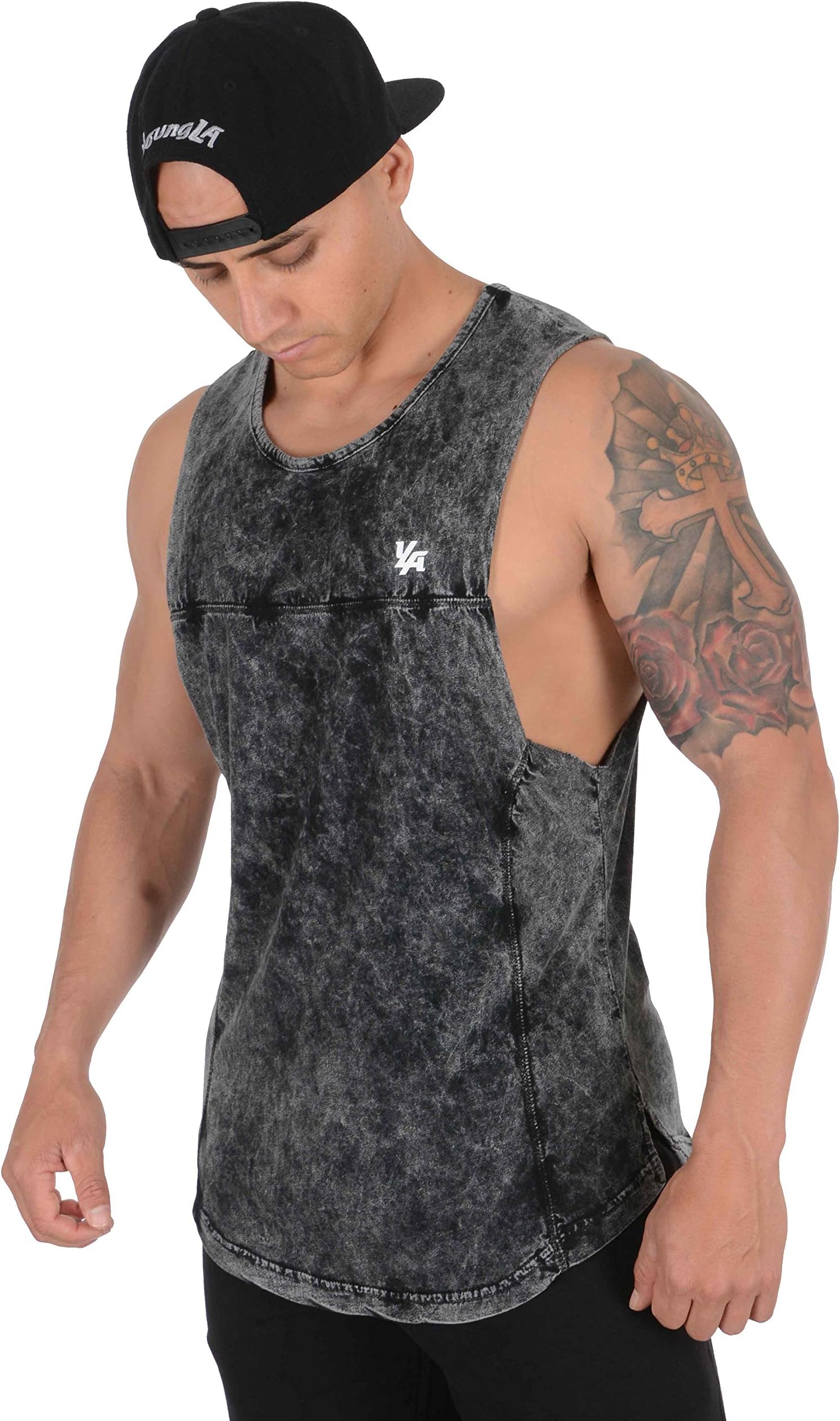 YoungLA Tank Tops Men Long Summer Muscle Bodybuilding Gym 307