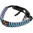 SUNYA Archery Bow Wrist Sling, 550 Paracord Strap Comfortable on Hand.100% Full Grain Leather Yoke, Multiple Camo Colors.Fit Compound Bow Stabilizer & Recurve.