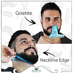 BEARDCLASS Beard Shaping Tool - 8 in 1 Comb