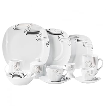 Van Well Kombiservice Costa 124 Tlg Fur 12 Personen Tafel