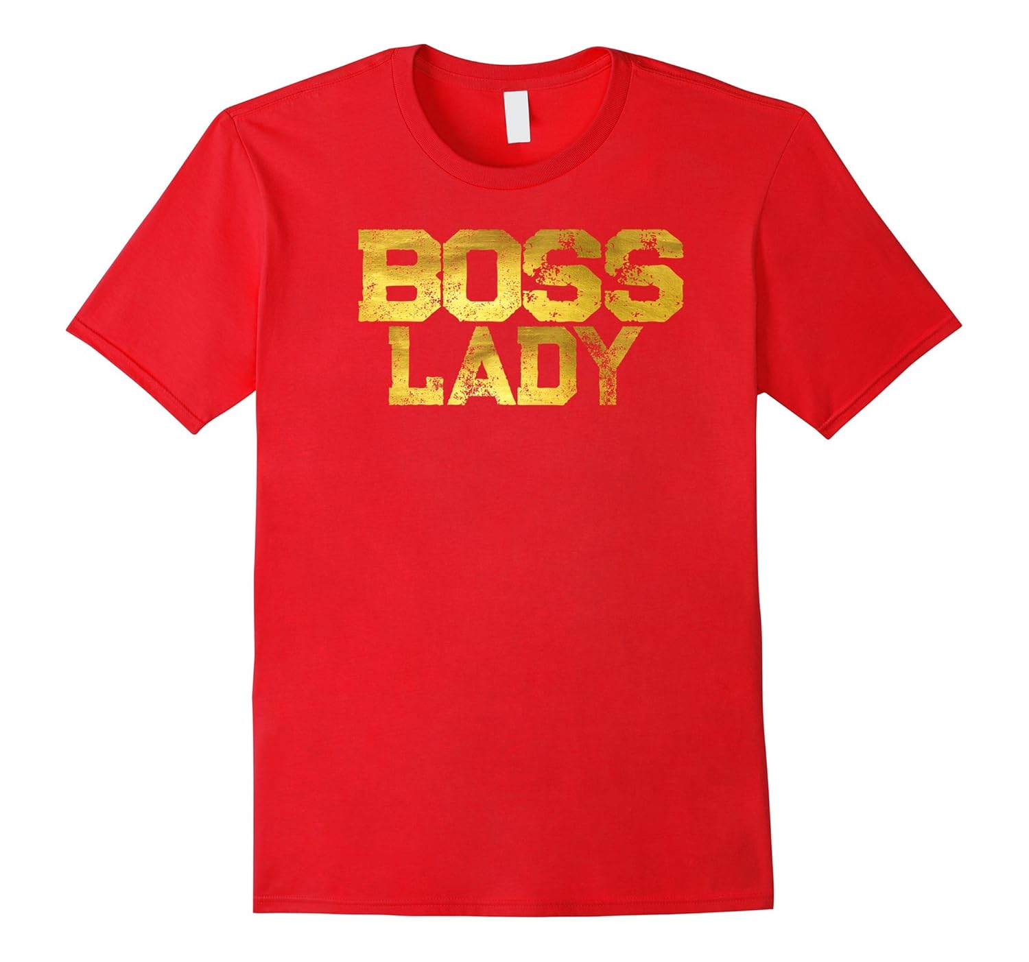 Boss Lady Power Gold T-shirt-Rose