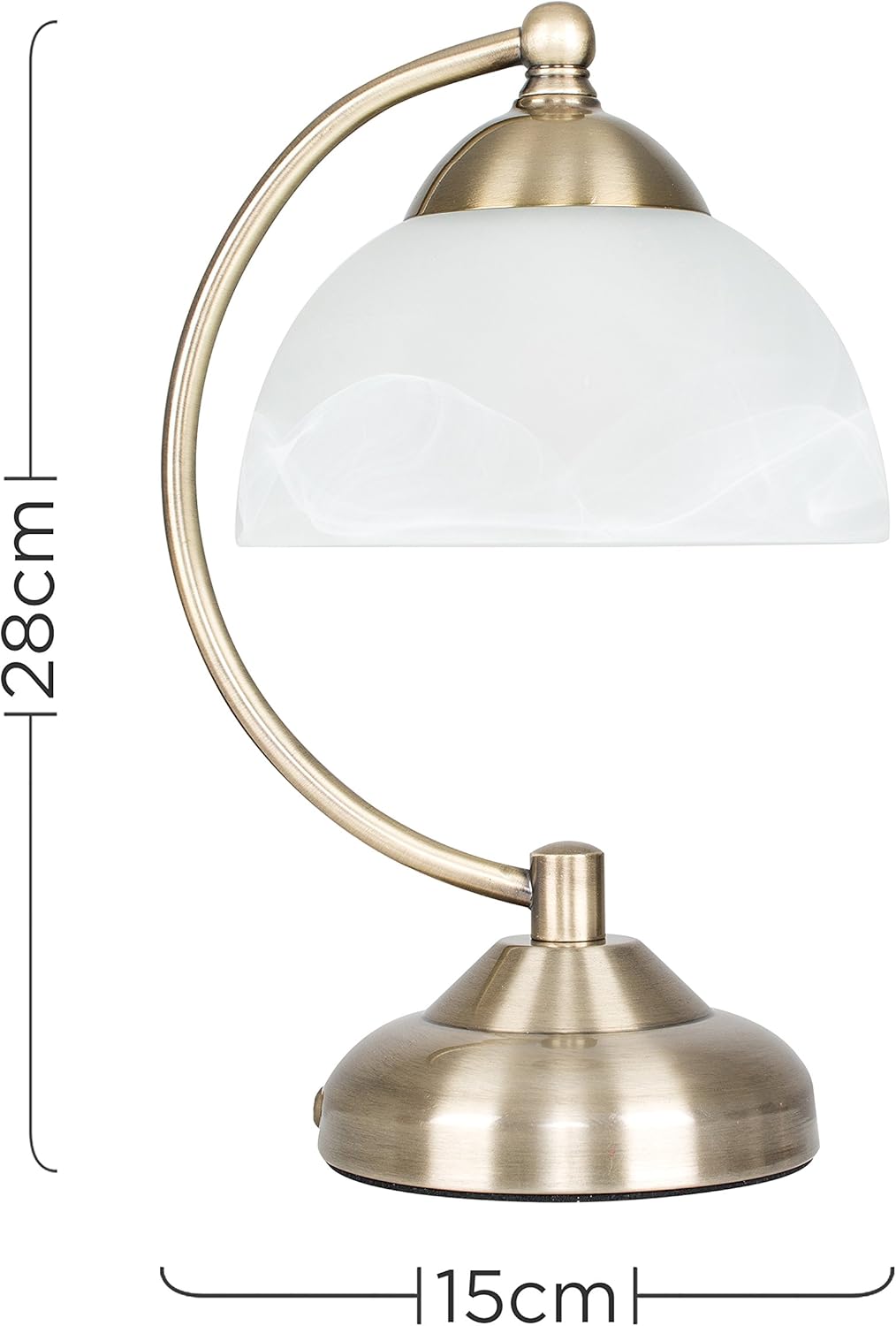 brass touch lamps bedside