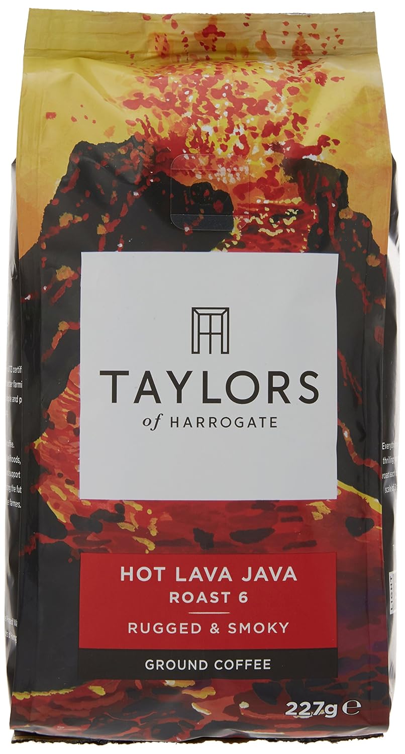 Taylors of Harrogate Hot Lava Java Ground Coffee, 227g Amazon.co.uk
