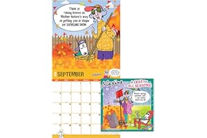 TF Publishing 2026 Maxine Wall Calendar - Monthly 2026 Wall Calendar with Large Grids for Appointments and Scheduling, Premium Matte Pages & Easy Display for Home or Office Organization - 12in x 12in